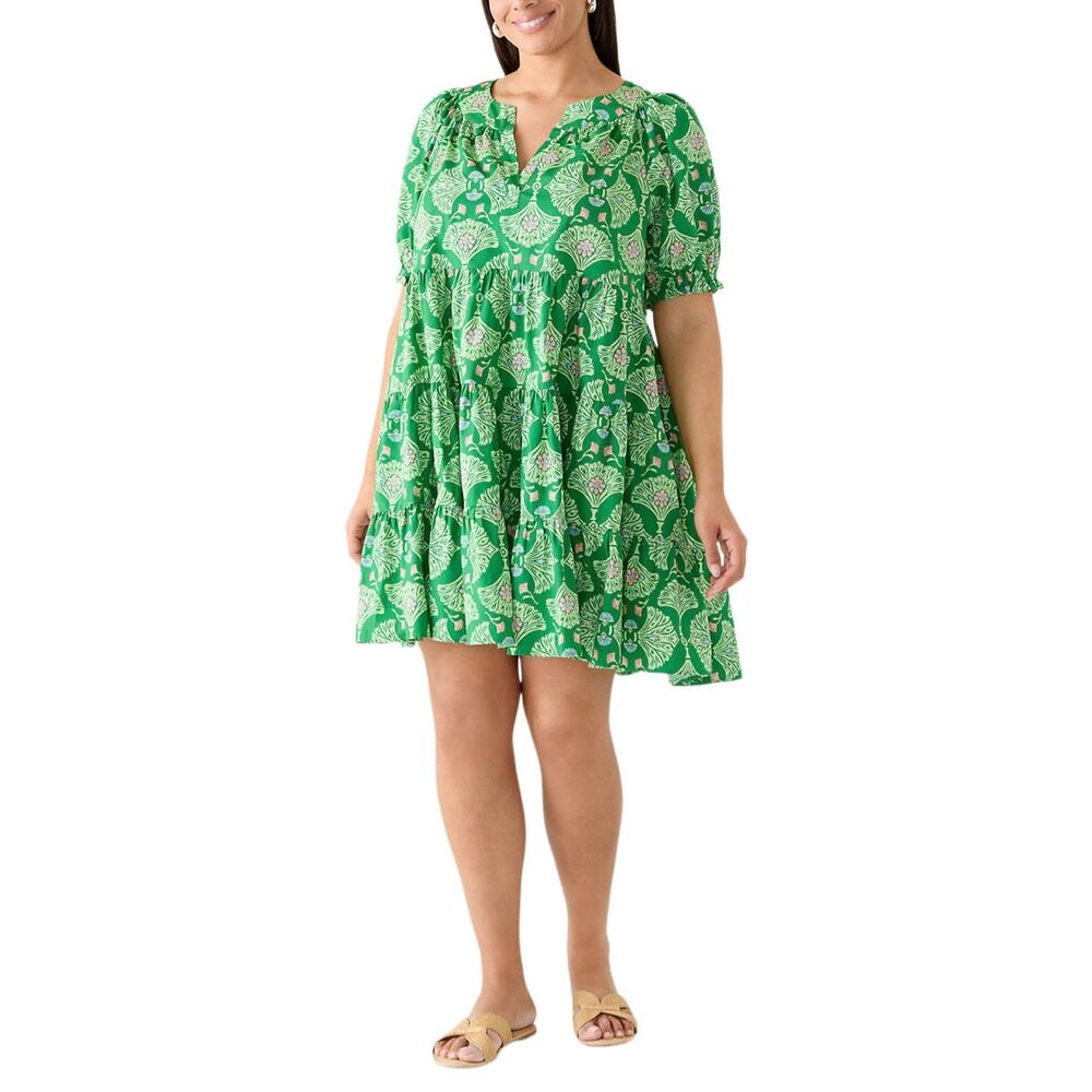 New! Crown & Ivy 100% Cotton Peasant Dress Sz 1X